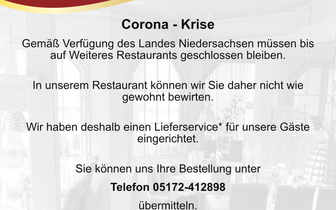 Wir sind auch in Zeiten von Corona für unsere Gäste da!