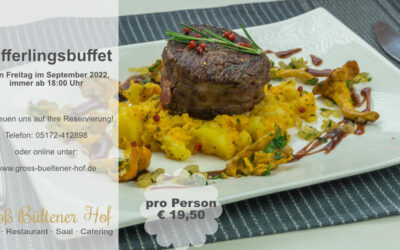 Pfifferlingsbuffet
