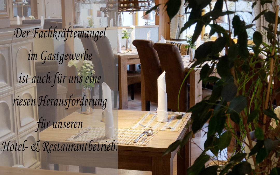 Geänderte Restaurant-Öffnungszeiten