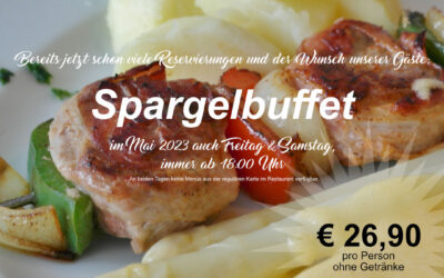 Spargelbuffet erweitert