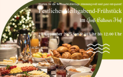 Festliches Heiligabend-Frühstück